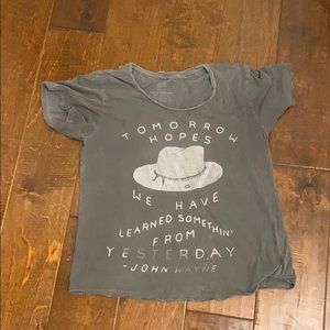 Midnight rider grey John Wayne tee shirt M